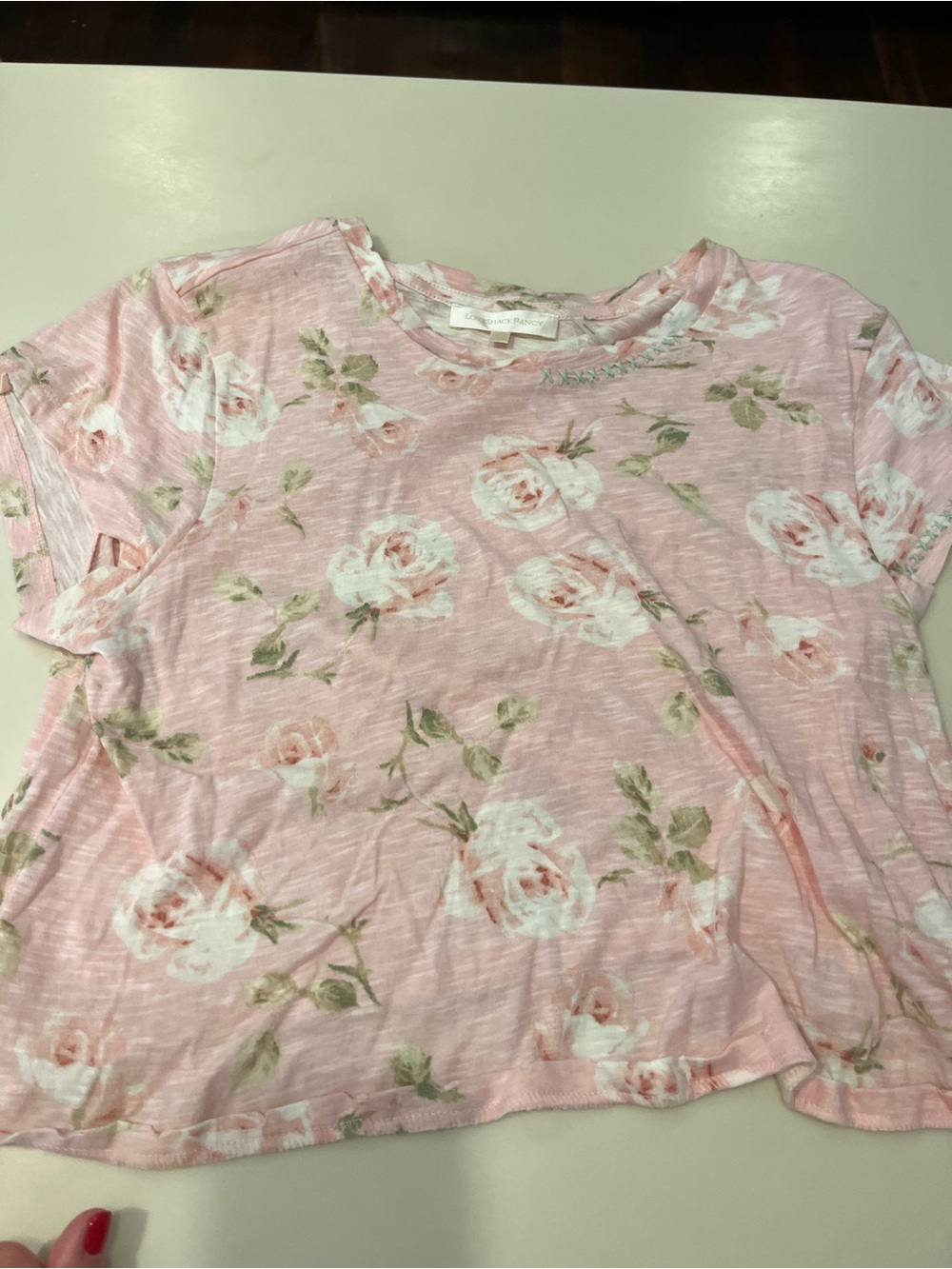 Floral Pink Short Sleeve women’s Tee